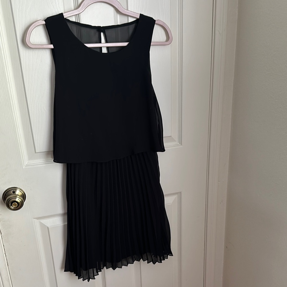 Stylish Black Layered Dress